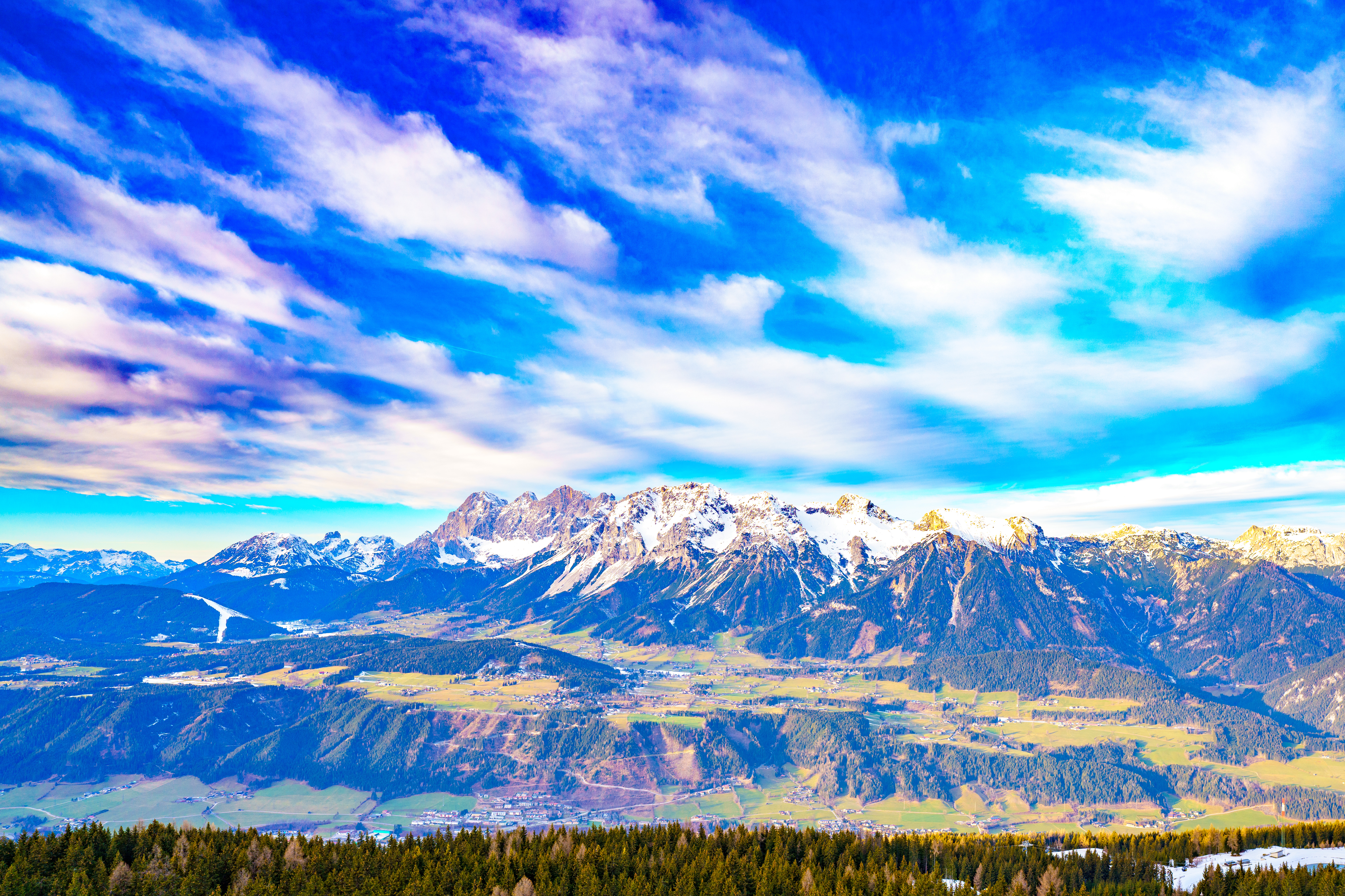 Berge und Alpen Österreich